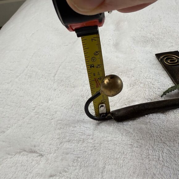 3D Metal Art Tropical Palm Trees Sunset Wall Hanging 3 Hooks 18” Long - Picture 13 of 16